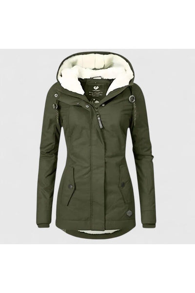 Lourdes | Chaqueta de invierno impermeable con capucha